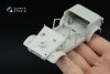 Quinta Studio QD+35151 Kubelwagen Type 82 3D-Printed & coloured Interior on decal paper (Meng VS-016) (with 3D-printed resin parts) 1/35